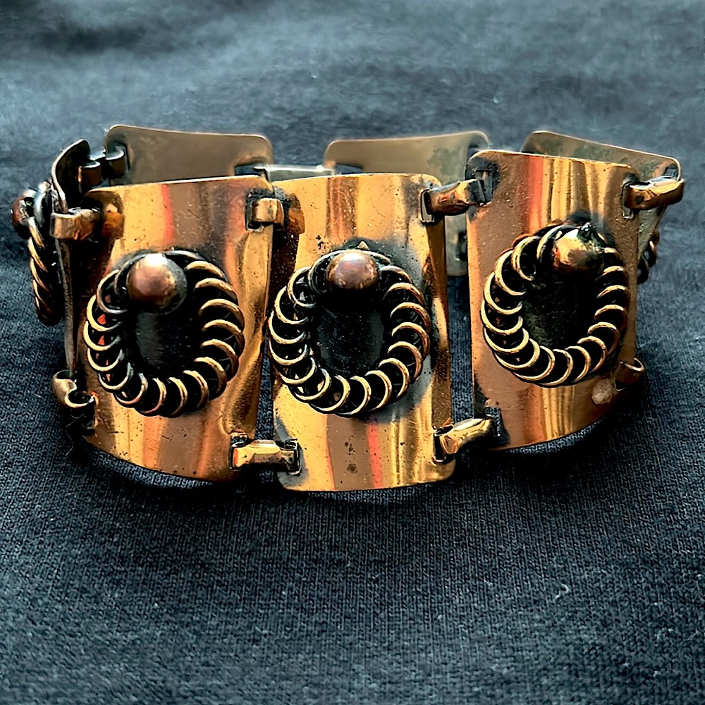 Vintage copper bracelet